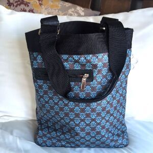 My Oil Cloth Michelle And Yvette Weatherproof /Beach/Picnic Tall Tote Bag